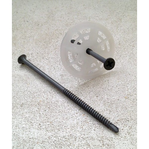 Anchor Plate with 4 inch Steel Stuc Screw
